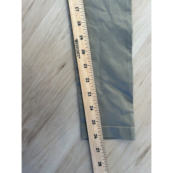 Gymshark Leggings Ankle Crop Olive Green Spell Out Elastic Waist XS - Picture 7 of 7